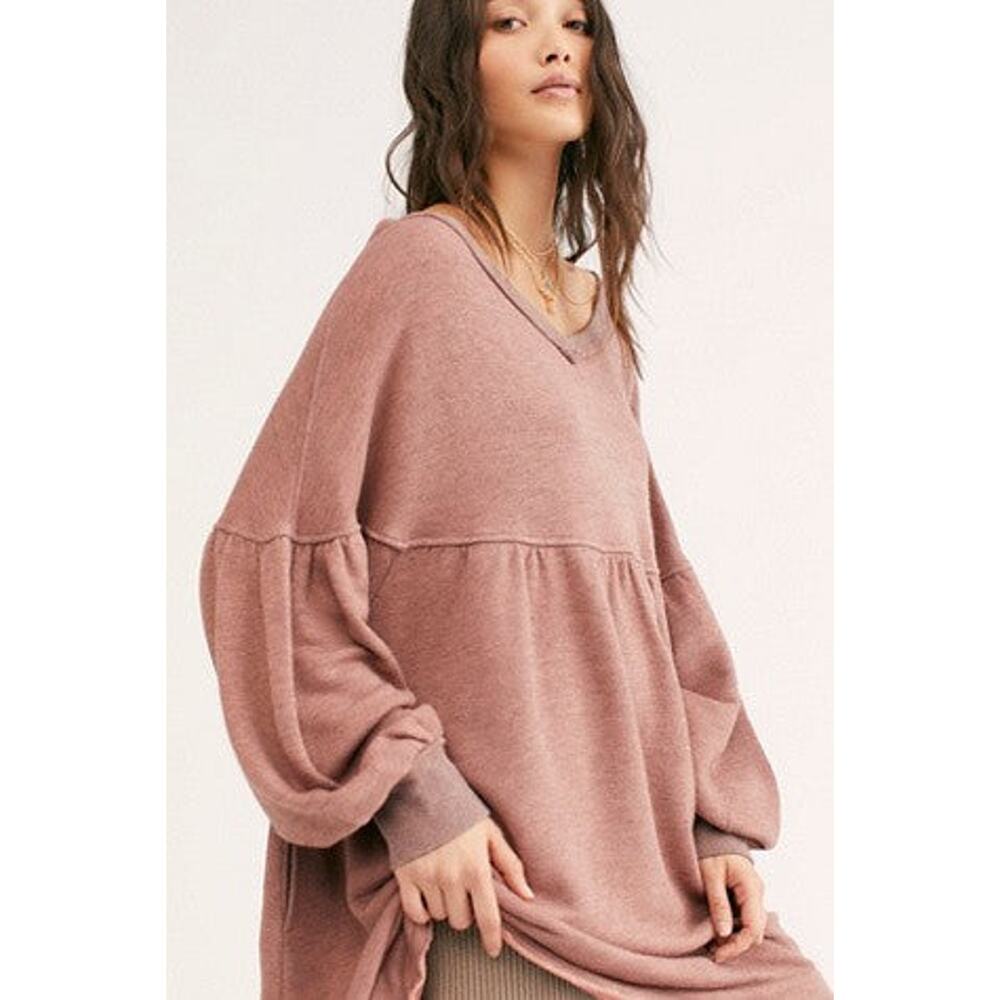 Free People Prudence Pullover Desert Rose - M - Picture 3 of 3